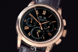 PPCA10017 Perpetual Calendar RG/LE Black Asia 2813