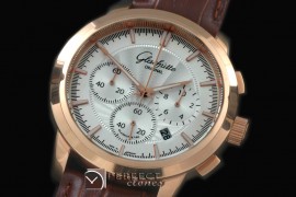 GL00056 Senator Chrono RG/LE White OS2Quartz