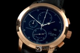 GL00087 Senator Chrono RG/LE Black OS2Quartz