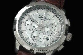 GL00051 Senator Chrono SS/LE White OS2Quartz