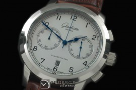 GL00061 Senator Chrono SS/LE White OS1Quartz