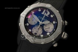 CO01001 Bubble Chrongraph Limited Ed SS/RU Blk Asia 7750