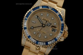 RLGF01014 FG/Diam Anni GMT SS Diam Swiss Eta 2836 GMT Hand Ind