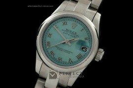 RDJLS01014 SS Oyster Ice Bluel Roman Swiss Eta 2671-2