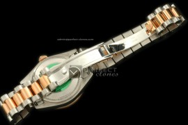 RDJmT20105 SS/YG Pres Diam Bez Pearl Brown Diam Swiss Eta 2836-2