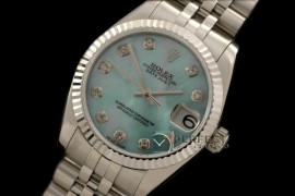 RDJmS10011 SS Jubilee MOP Blue Diam Swiss Eta 2836-2