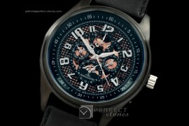 JLAM10018 Amvox Perpetual Calender PVD/LE Black Asian 2813 23J