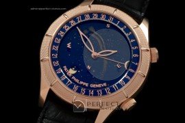 PPSM10013 Skymoon Automatic RG/LE Blue Asian 2813 21J