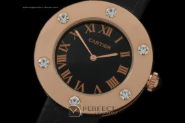 CALV10042 Men LOVE Series RG/LE Black Jap Quartz/Boxset