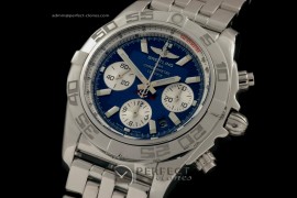 BLB01-10004 Chronomat B01 SS/SS Blue Sticks A-77528800bph