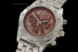 BLB01-10014 Chronomat B01 SS/SS Copper Roman A-77528800bph