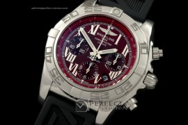 BLB01-10015R Chronomat B01 SS/RU Bugundy Roman A-77528800bph