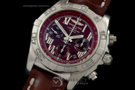 BLB01-10015L Chronomat B01 SS/LE Bugundy Roman A-77528800bph