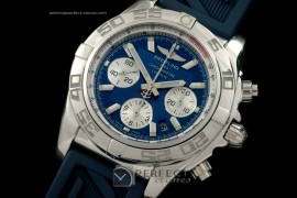 BLB01-10004R Chronomat B01 SS/RU Blue Sticks A-77528800bph