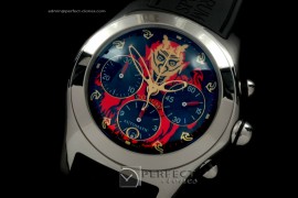 CO01012 Bubble Chrongraph "LUCIFER" Limited Ed SS/RU Asia 7750