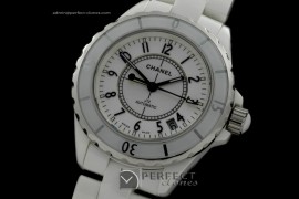 CHAA00111 Men J12 White Ceramic Swiss Eta 2824-2