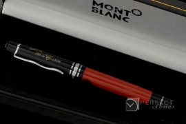 MBP0161 Writers Edition Hemmingway Red Wood/Black Cap Rollerball