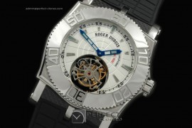 RD00088 Easy Diver Tourbillon SS/RU White Flying Tourbillon