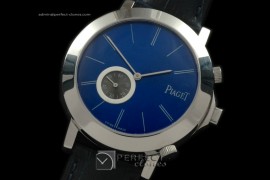PI01013 Altiplano Duo Jour SS/LE Blue/Black Swiss Quartz