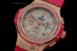 HB38-02025 Big Bang 38mm RG/Sq R/Ruby/Ru Aspen White Jap Quartz