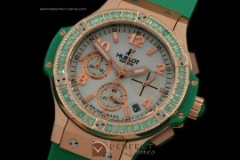 HB38-02024 Big Bang 38mm RG/Sq G/Ruby/Ru Aspen White Jap Quartz