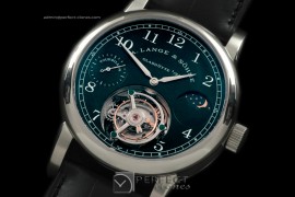 AL01012 Datograph Moonphase Tourbillon SS/LE Black Tourbillon