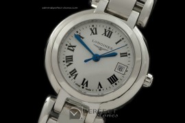 LGLPL10002 Prima Luna Ladies SS/SS White Roman Swiss Quartz