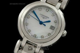 LGLPL10003 Prima Luna Ladies SS/SS White Diamonds Swiss Quartz