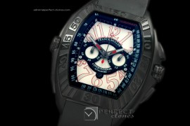 FMF1-10003 Conquistador S'Pore GP RU/LE White Jap Quartz Chrono
