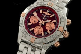 BLB01-02006 Chronomat B01 SS/RG/SS Red Sticks A-775 Ult V