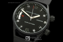 PDWT10011 Worldtimer PVD/RU Black Asian 2813 21J