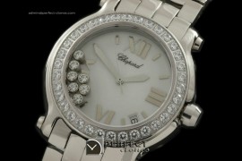 CP00114 Happy Sports SS/SS Diam White Original Swiss Quartz