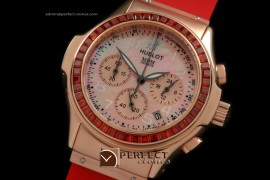 HBMD30055R MDM Chronograph RG/RU R-Rubies Bez MOP Pink Jap Quart