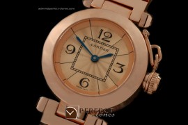 CARPS10048 Pasha Ladies 28mm RG/RG Rose Gold Jap Quartz