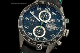 TGCA00124 Carrera 43mm Limited Ed Chrono TI/LE CF Blk A-7750