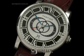 CARDC10001 Ronde De Cartier SS/LE White Asian 2813 21J