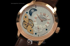 GL10018 Panaomatic Moonphase Tourbillon RG/LE White Asia 21J