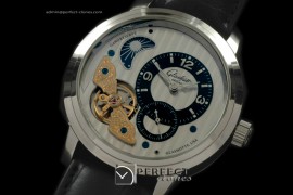 GL10017 Panaomatic Moonphase Tourbillon SS/LE Wht/Blk Asia 21J