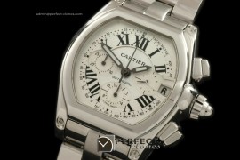 CARR01001 Roadster XL Chrono SS/SS White Roman A-775Sec@3