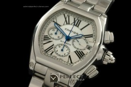 CARR01002 Roadster XL Chrono SS/SS White Roman A-775Sec@3