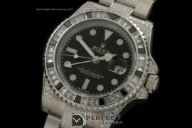 RLGS01014 SS/Diam Anni GMT SS/Diam Black Swiss Eta 2836 GMT