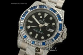 RLGS01015 SS/Diam Anni GMT SS/Diam Black Swiss Eta 2836 GMT