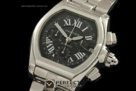 CARR01003 Roadster XL Chrono SS/SS Black Roman A-775Sec@3
