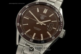 TGCA-00302 Carrera Calibre 5 Automatic SS/SS Brown A-2824
