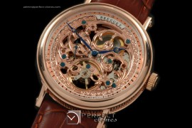 BR01032 Classique Skeleton RG/LE Rose Gold Asian 2813 21J