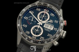 TGCA00125 Carrera 43mm Limited Ed Chrono TI/LE Blk A-7750