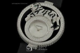 CARBP10011 Panthere de Cartier Ladies SS/Diam/STN White Swiss Qt