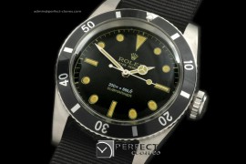 RLSV10029 Vintage 50s James Bond Sub 6205 SS/Nato Blk A-2836