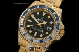 RLGF01015 YG/Diam Anni GMT YG/Diam Black Swiss Eta 2836 GMT