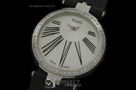 PI01016 Altiplano Ladies Duo Jour SS/LE White Japanese Quartz x